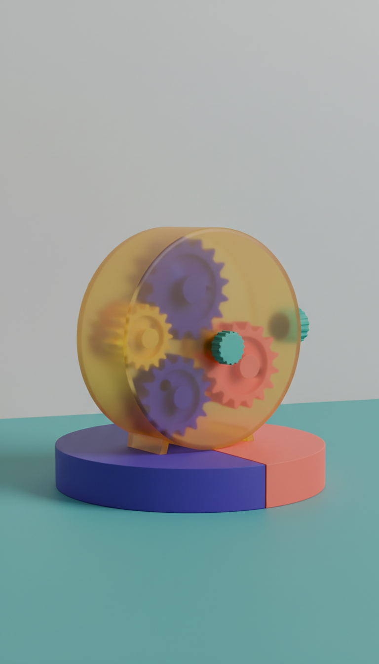 Neon acrylic kitchen timer with tactile dial